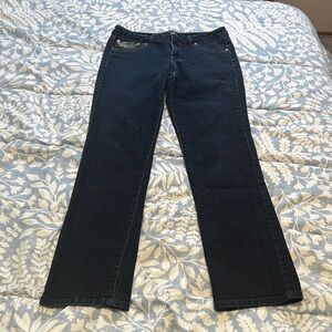 Style & Co. Women's Dark Blue Straight Leg Jeans Duo